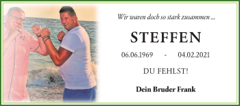 Traueranzeige von Steffen Klee von lausitzer_rundschau