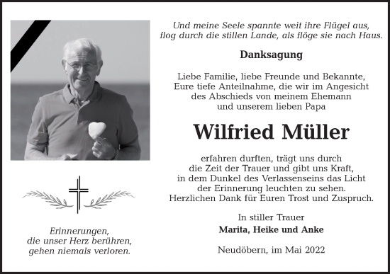 Traueranzeige von Wilfried Müller von lausitzer_rundschau