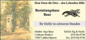Bestattungshaus Bauz